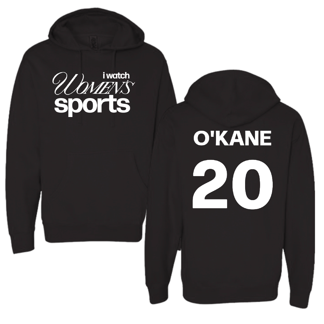 University of Utah Soccer Black WHM Hoodie - #20 Katie O'Kane