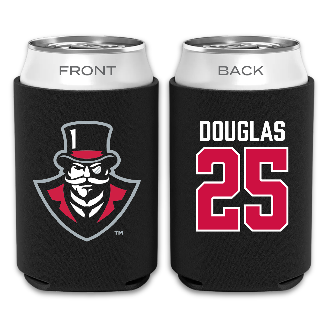 Austin Peay State University Basketball Black Can Cooler - #25 Tiya Douglas