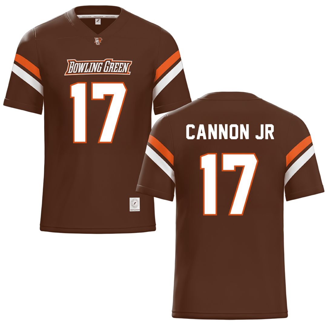 Bowling Green State University Brown Football Jersey - #17 Mark Cannon Jr