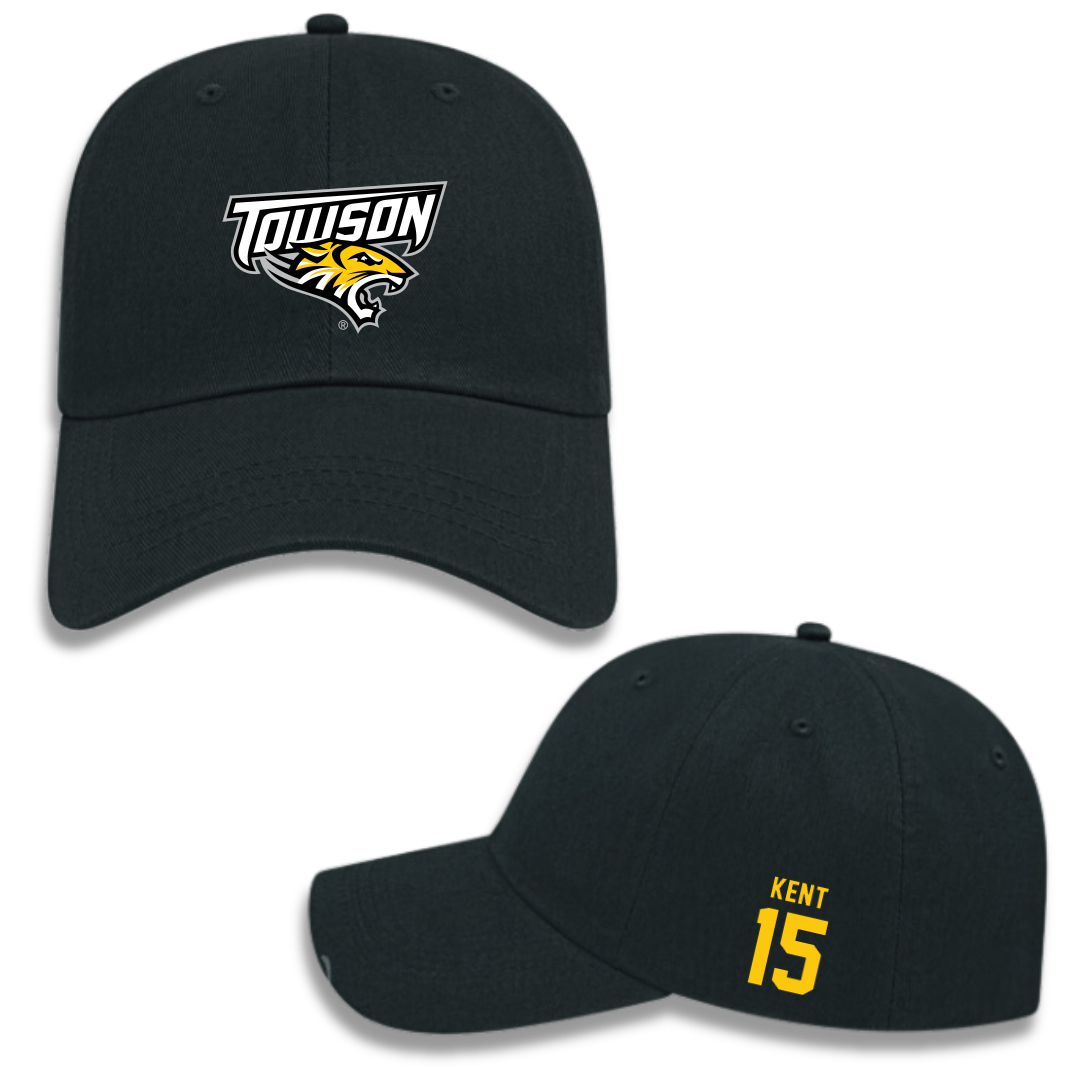 Towson University Football Black Hat - #15 Nathan Kent