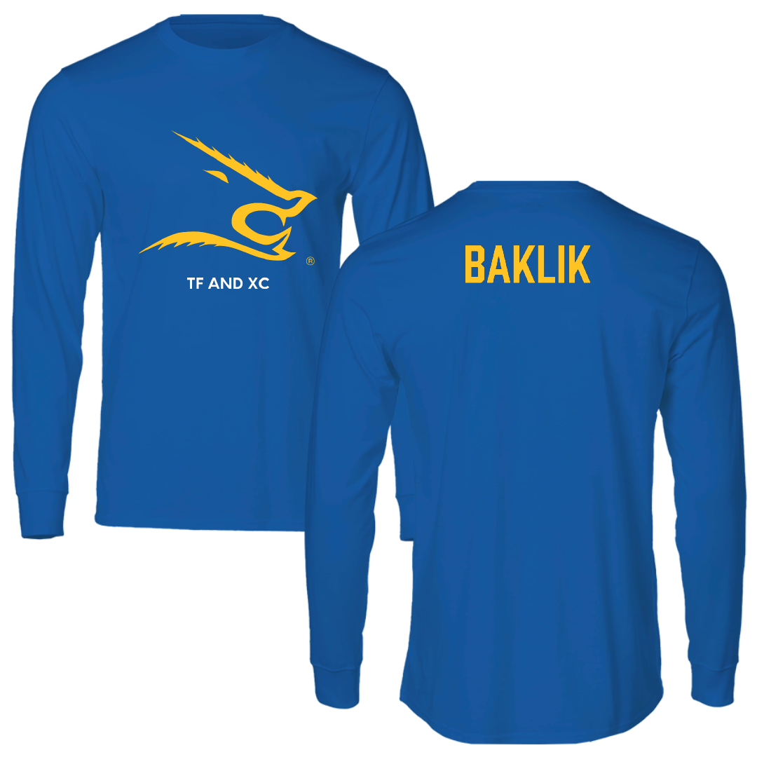 Texas A&M University-Kingsville TF and XC Blue Performance Long Sleeve - Payton Baklik