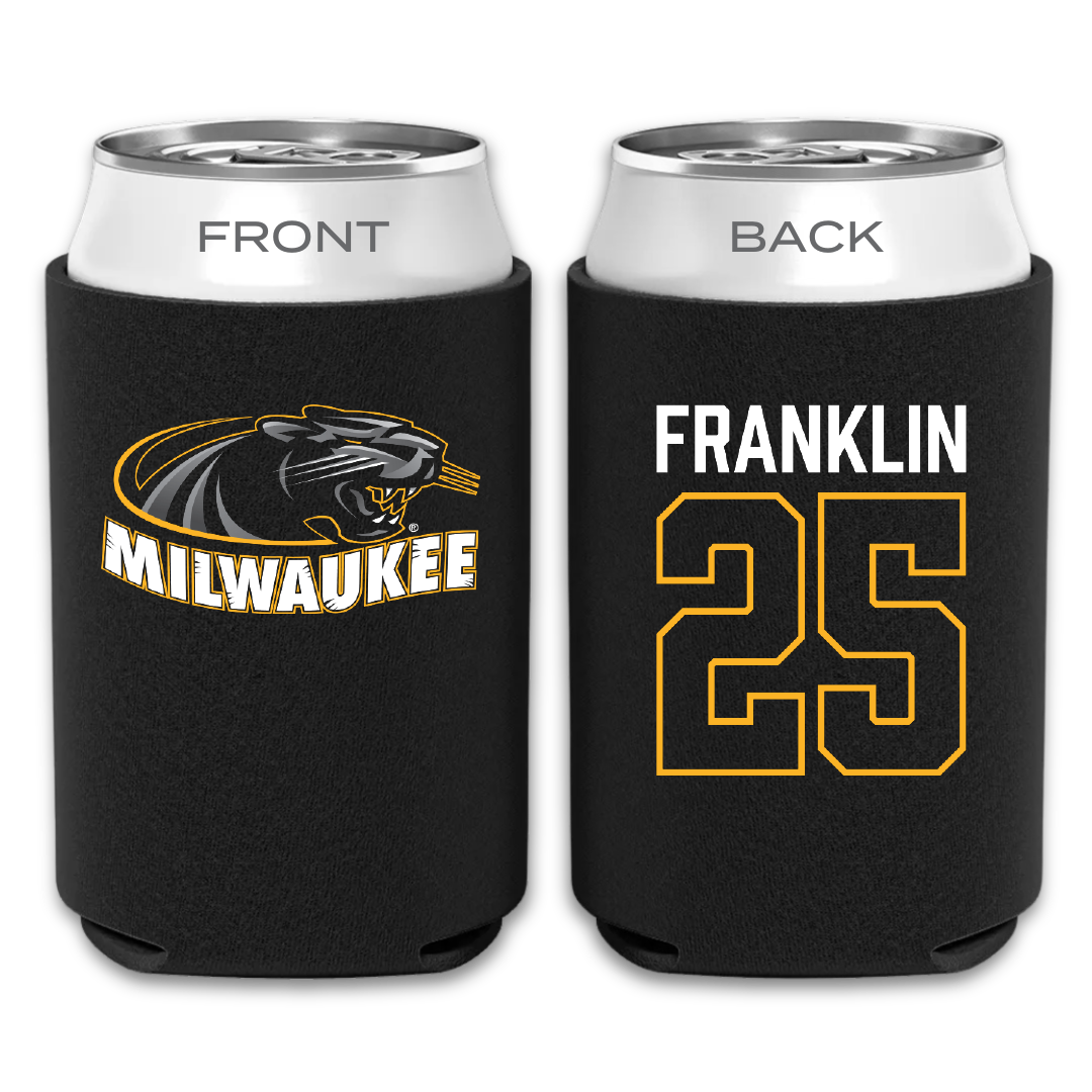 University of Wisconsin-Milwaukee Basketball Black Can Cooler - #25 Aaron Franklin