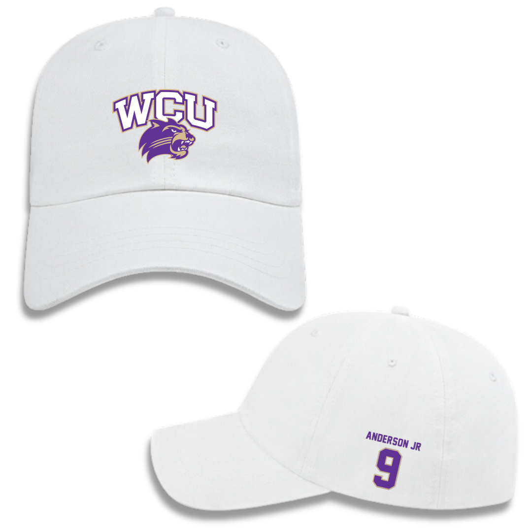Western Carolina University Football White Hat - #9 Darian Anderson Jr
