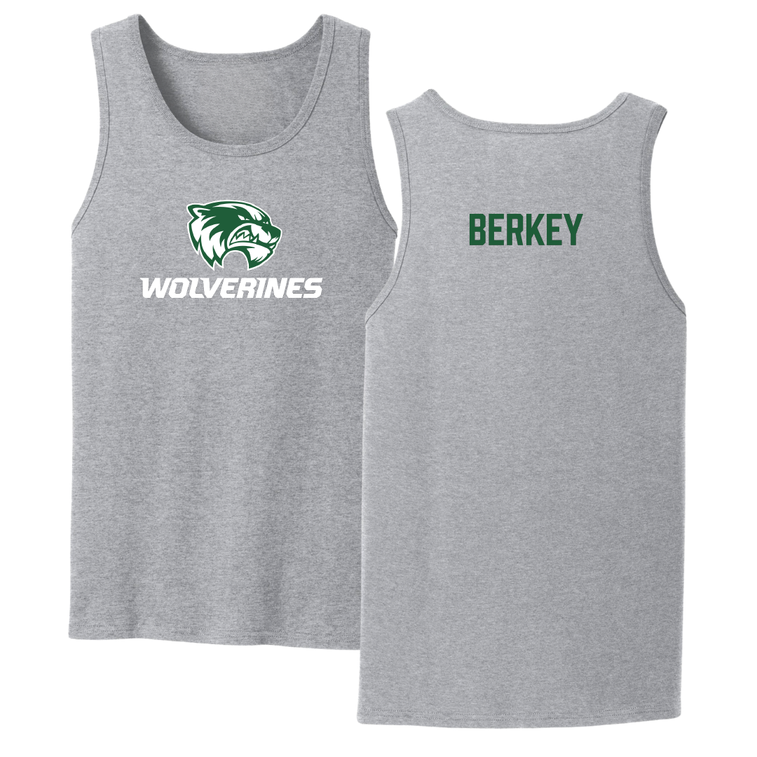 Utah Valley University TF and XC Sport Gray Tank Top - Neal Berkey