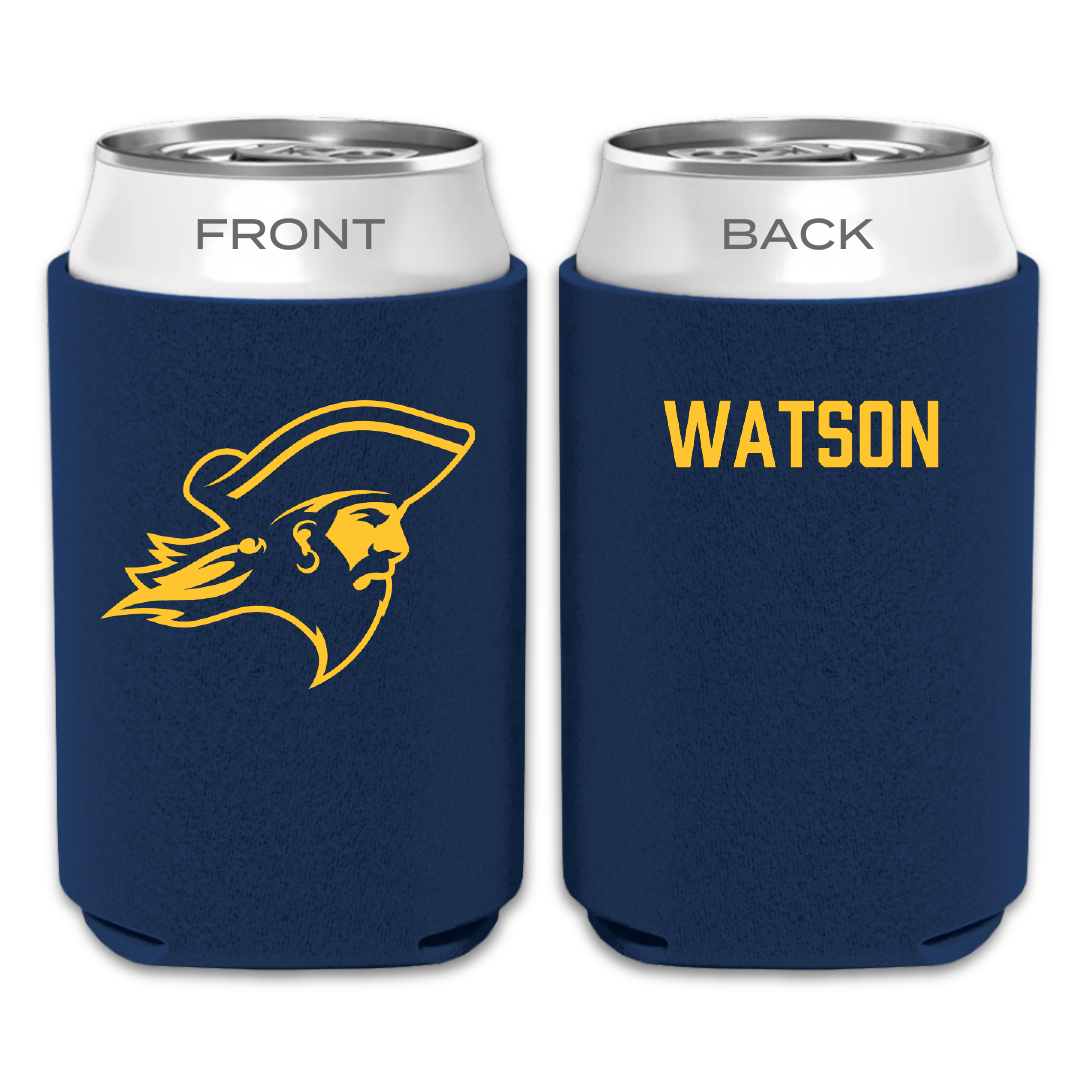 East Tennessee State University TF and XC Navy Can Cooler - Jack Watson