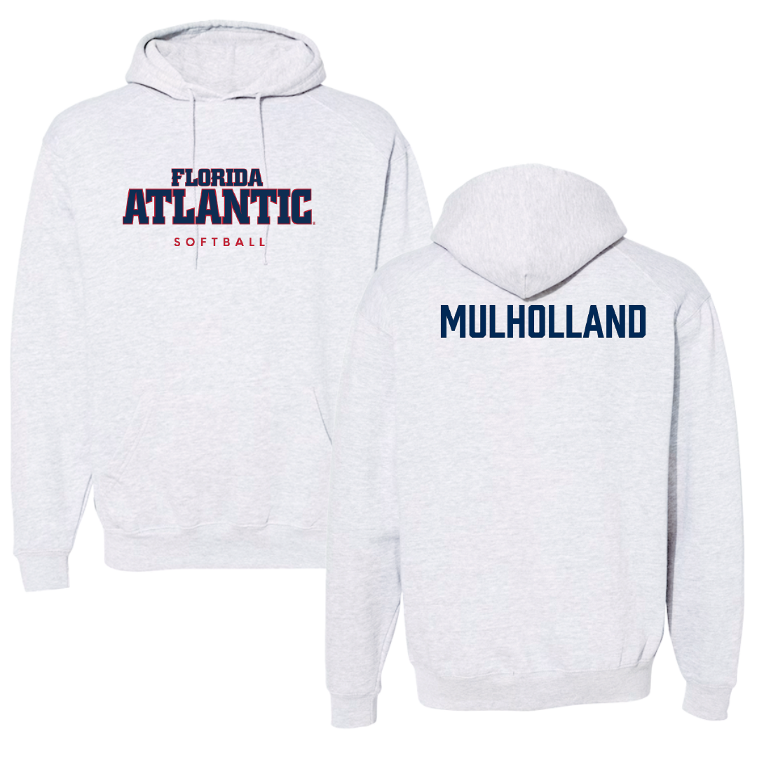 Florida Atlantic University Softball Gray Hoodie - McKenna Mulholland