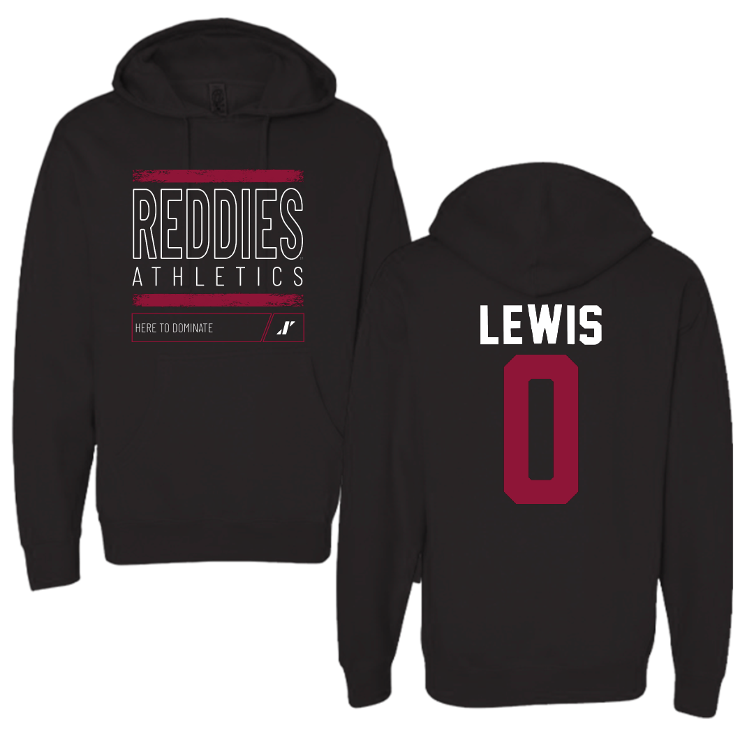 Henderson State University Football Black Dominate Hoodie - #0 Gary Lewis