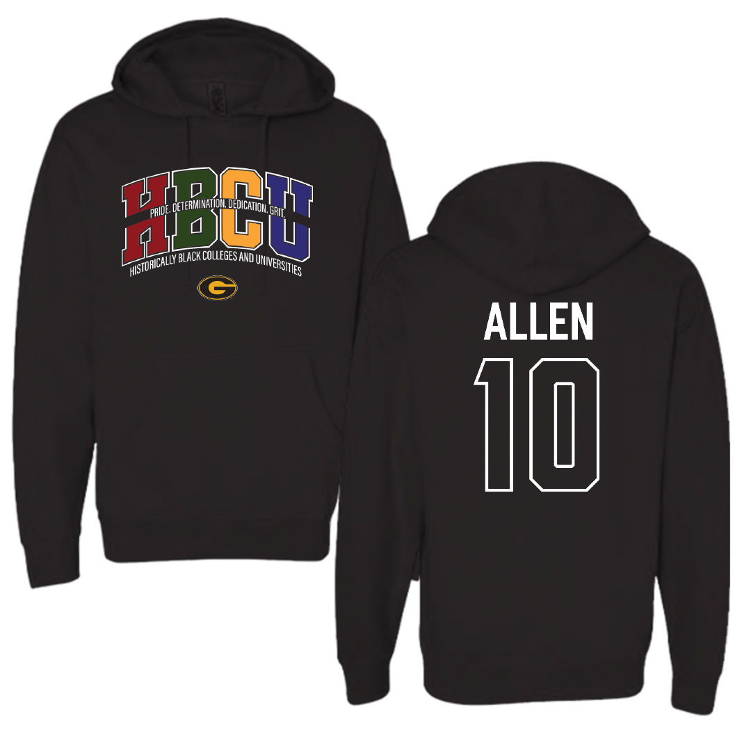 Grambling State University Baseball Black HBCU Hoodie - #10 Payton Allen