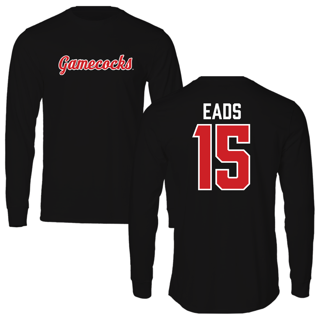 Jacksonville State University Soccer Black Performance Long Sleeve - #15 Baylee Eads