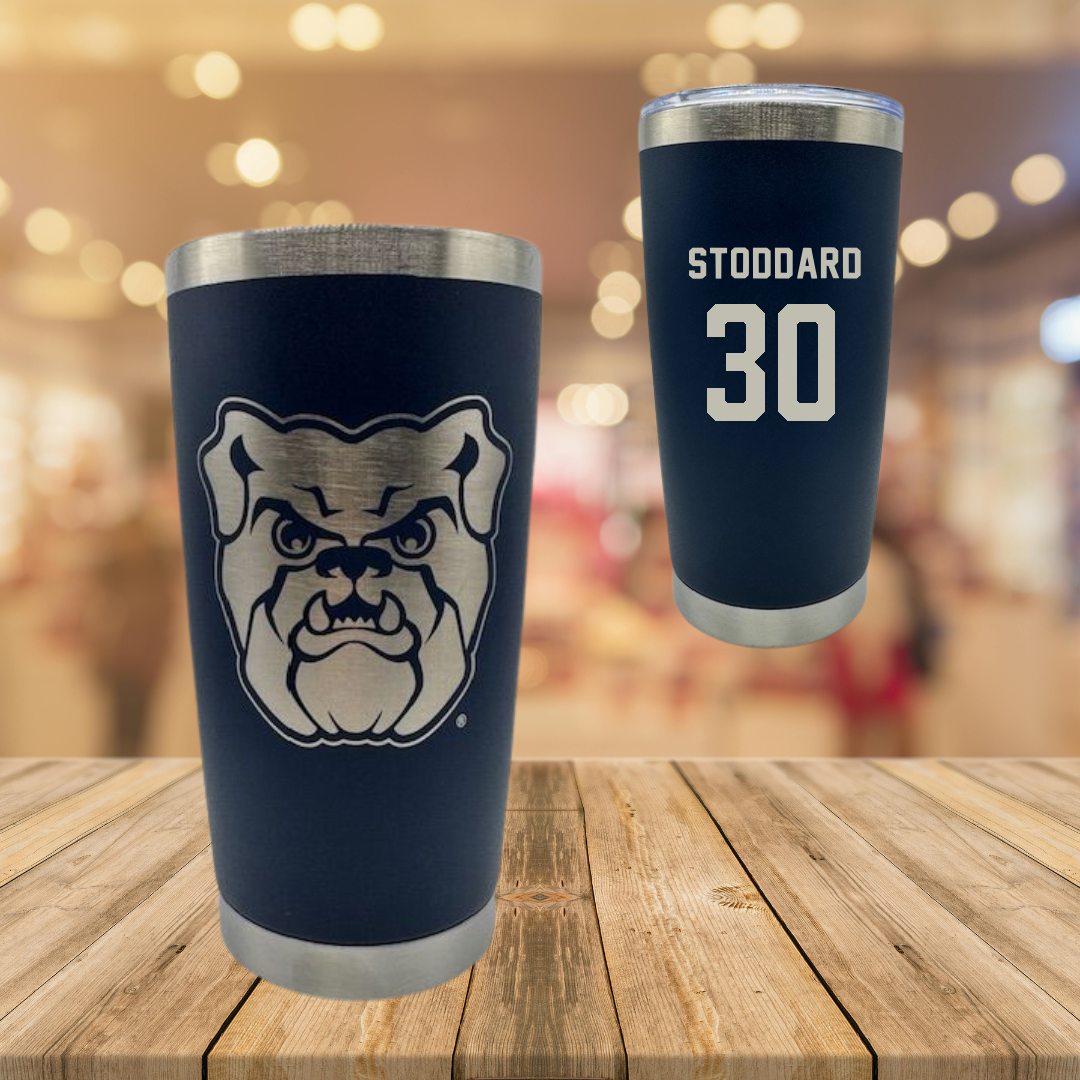 Butler University Basketball Navy Stainless Steel Tumbler - #30 Abigail Stoddard