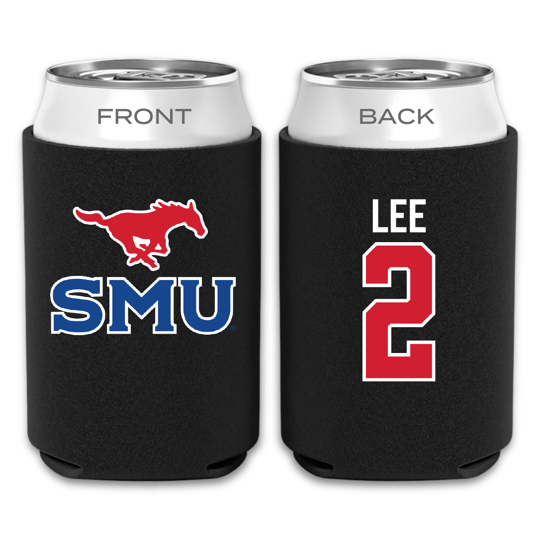 Southern Methodist University Soccer Black Can Cooler - #2 Kaya Lee