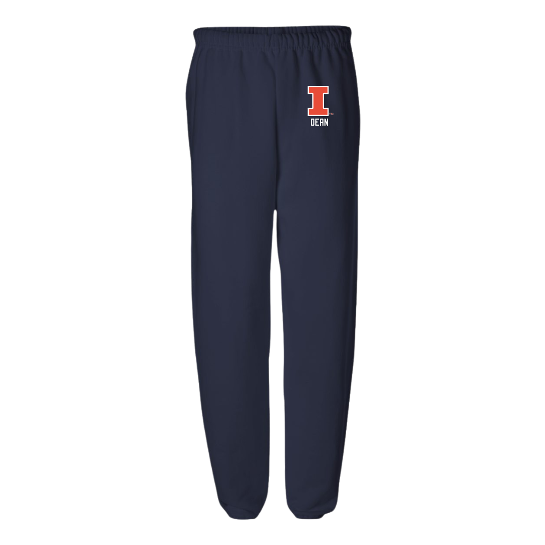 University of Illinois Volleyball (W) Navy Sweatpants - #15 Gabby Dean