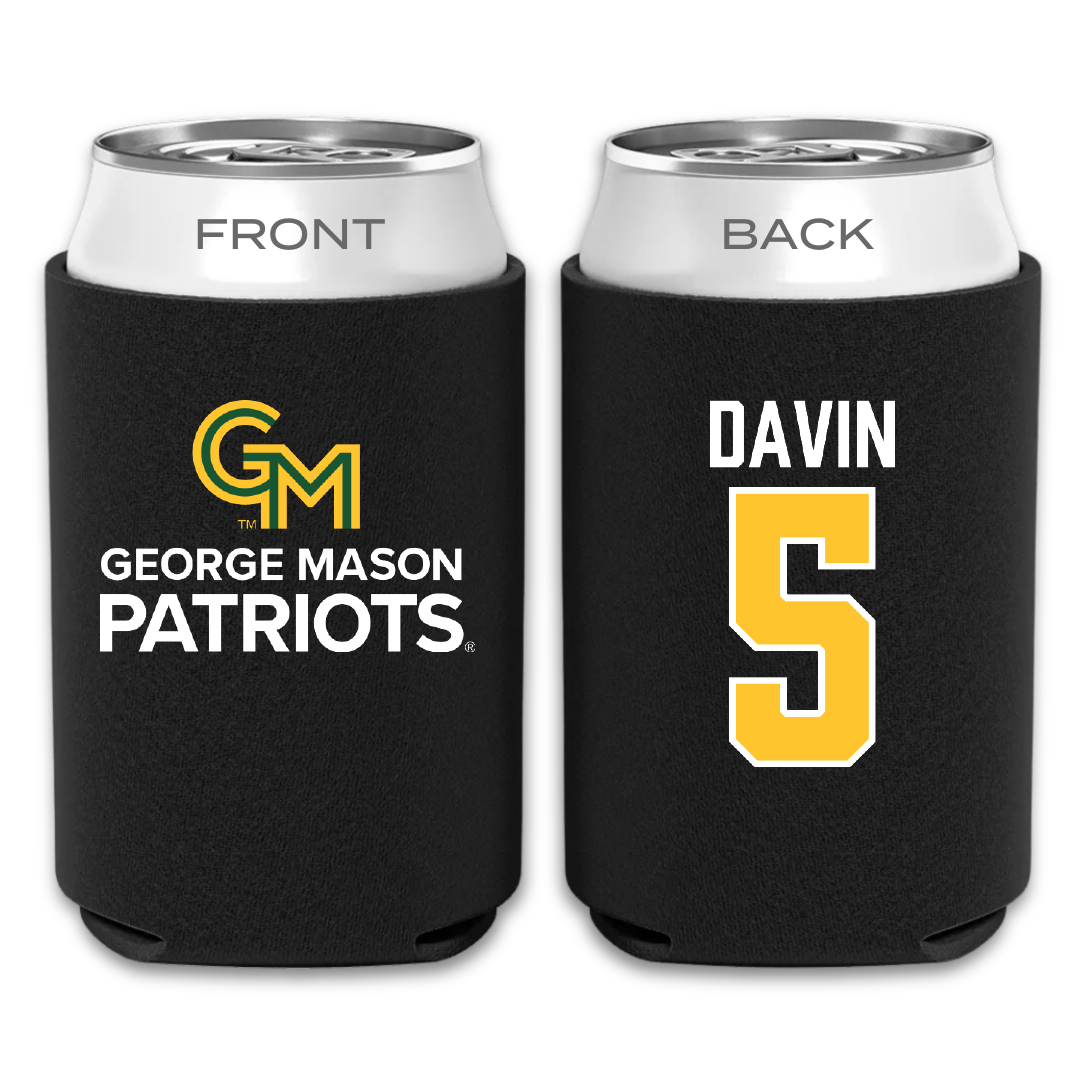 George Mason University Soccer Black Can Cooler - #5 Eliana Davin