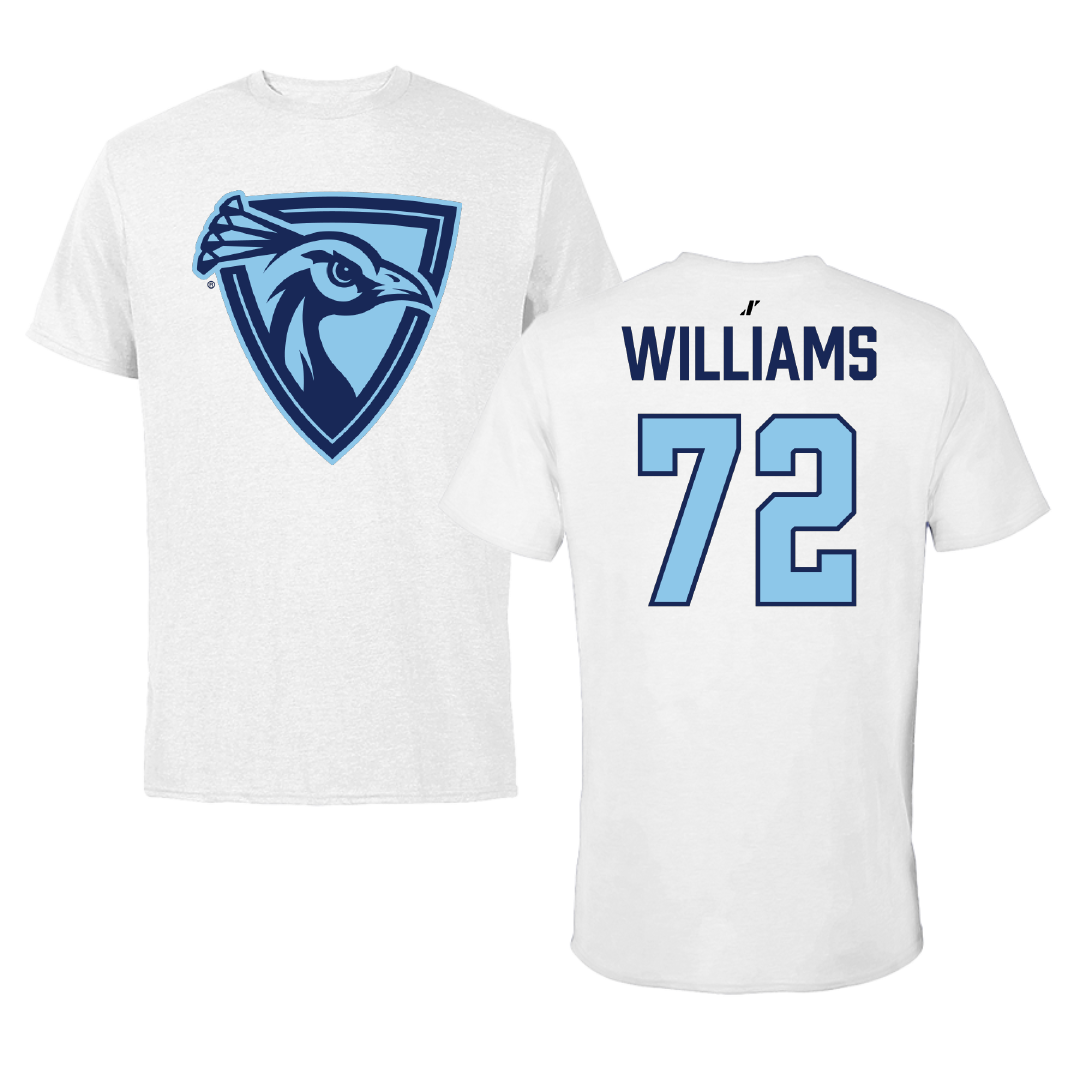 Upper Iowa University Football White Tee - #72 Caleb Williams