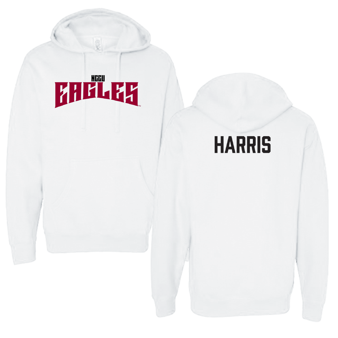 North Carolina Central University TF and XC White Classic Hoodie - Jaeda Harris
