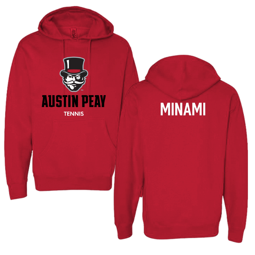 Austin Peay State University Tennis (M) Red Hoodie - Sota Minami