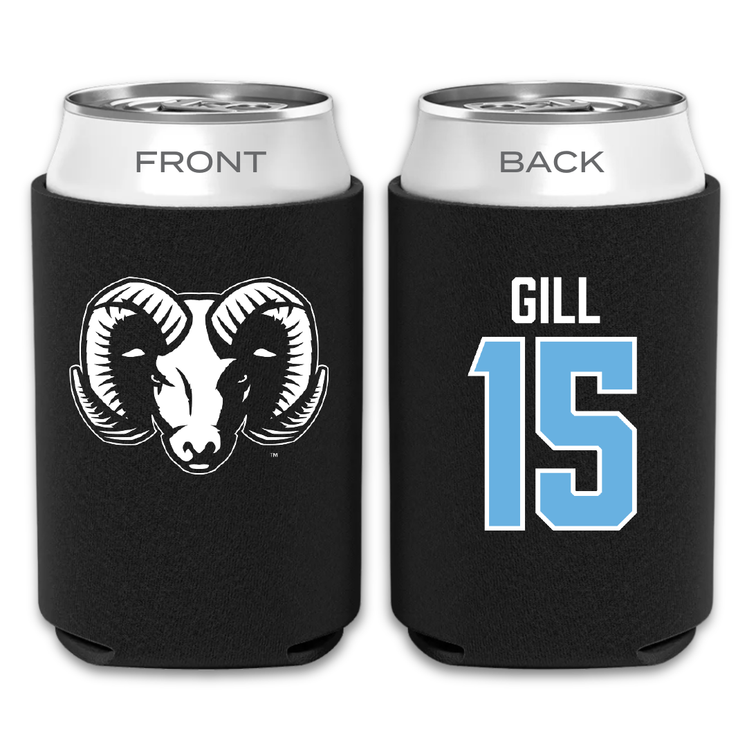 University of Rhode Island Lacrosse Black Can Cooler - #15 Izze Gill