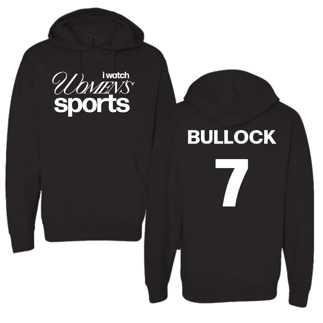 University of Utah Soccer Black WHM Hoodie - #7 Kelly Bullock