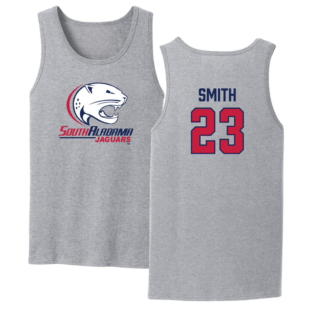 University of South Alabama Baseball Sport Gray Tank Top - #23 Tyler Smith