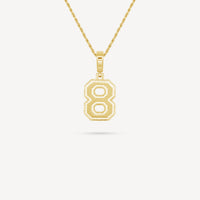 Gold Presidents Pendant and Chain - #8 Dallas Parker