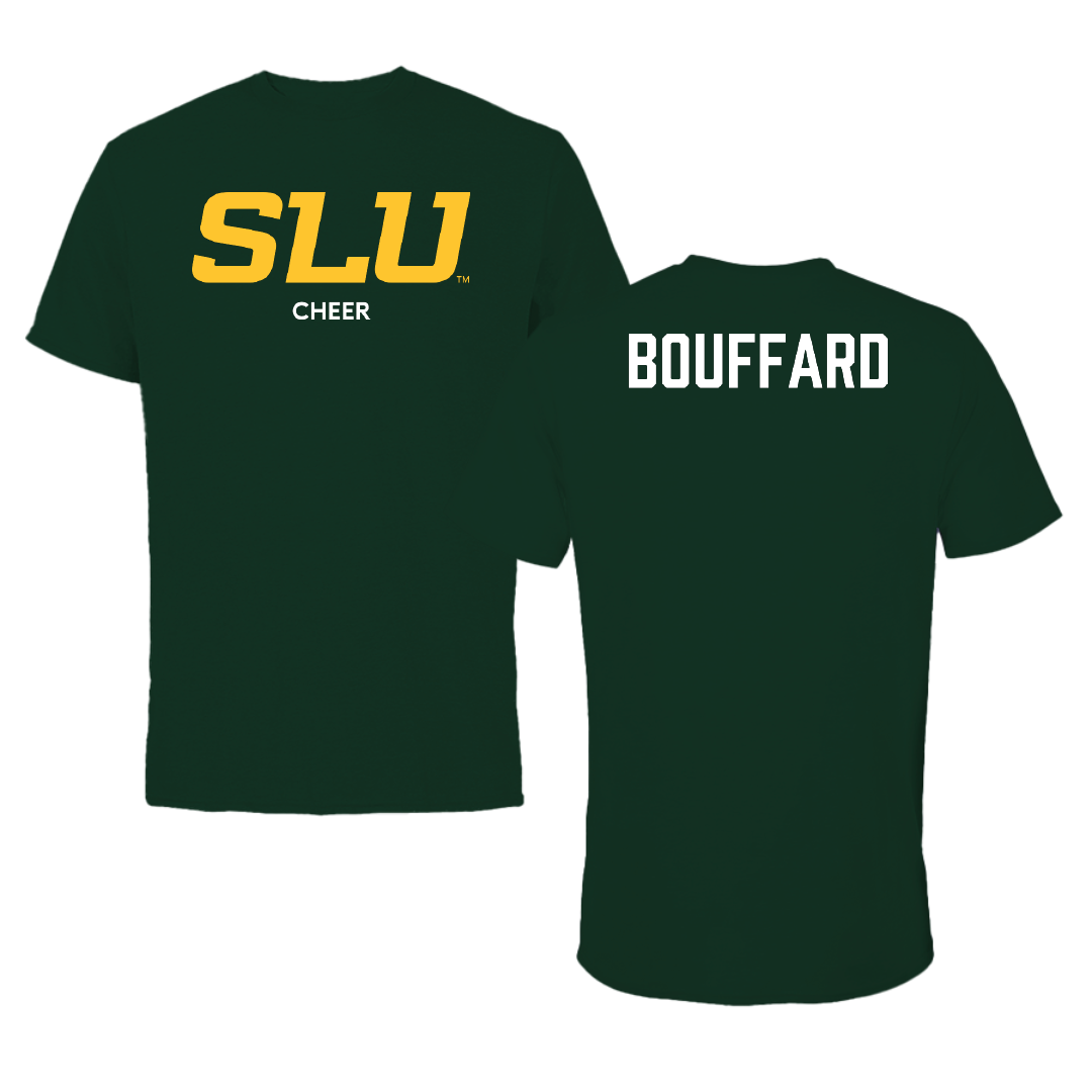 Southeastern Louisiana University Cheer Forest Green Performance Tee - Halle Bouffard