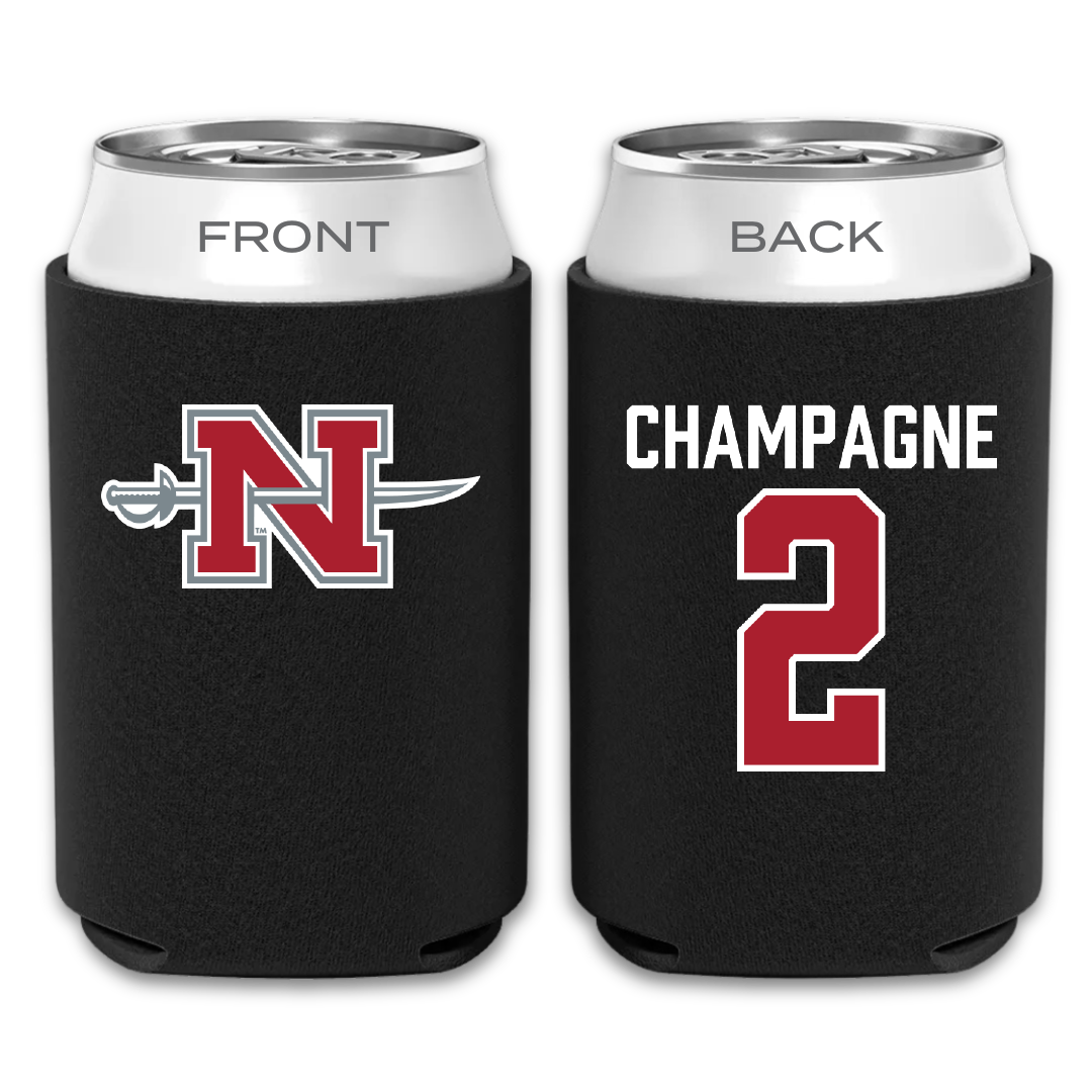 Nicholls State University Softball Black Can Cooler - #2 Mckenzie Champagne