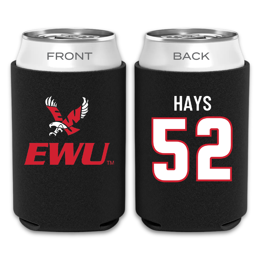 Eastern Washington University Basketball Black Can Cooler - #52 Bella Hays