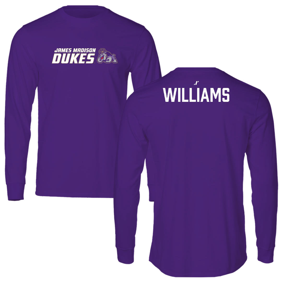 James Madison University Tennis Purple General Long Sleeve - Sophie Williams