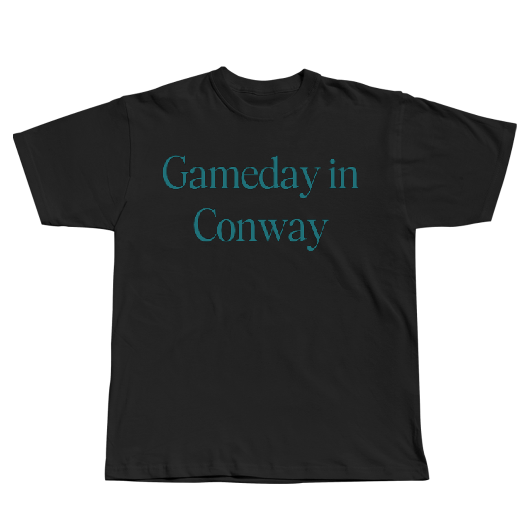 Coastal Carolina University Basketball (W) Black Gameday Tee - #10 Dalanna Carter
