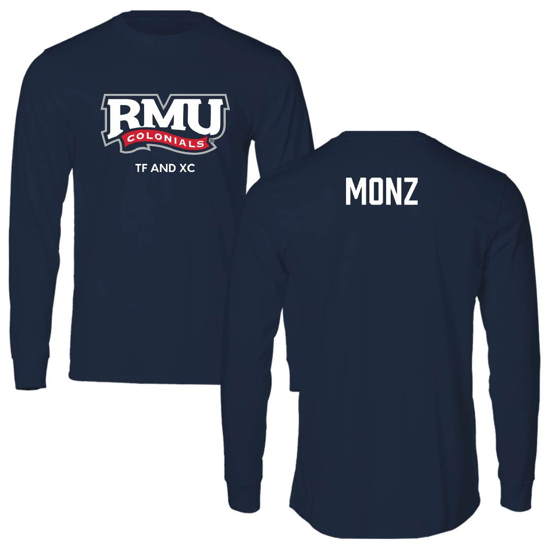 Robert Morris University TF and XC Navy RMU Long Sleeve - Dea Monz
