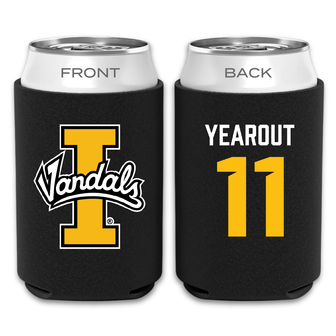 University of Idaho Basketball Black Can Cooler - #11 Titus Yearout