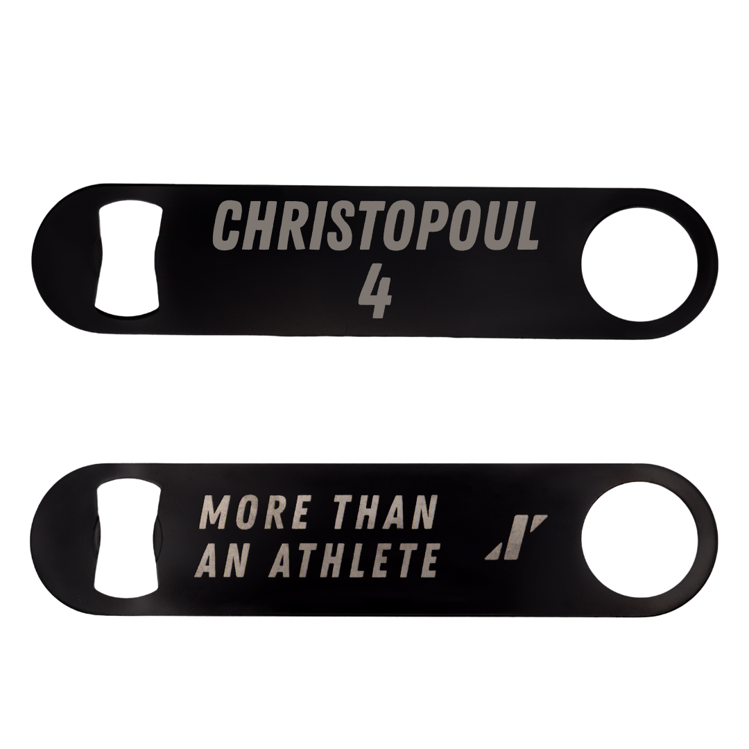 Fairleigh Dickinson University-Metropolitan Campus Softball Black Bottle Opener - #4 Olivia Christopoul