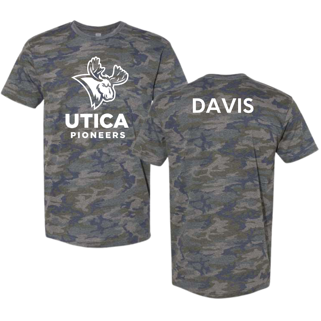 Utica University TF and XC Vintage Camo Tee - Kaleb Davis