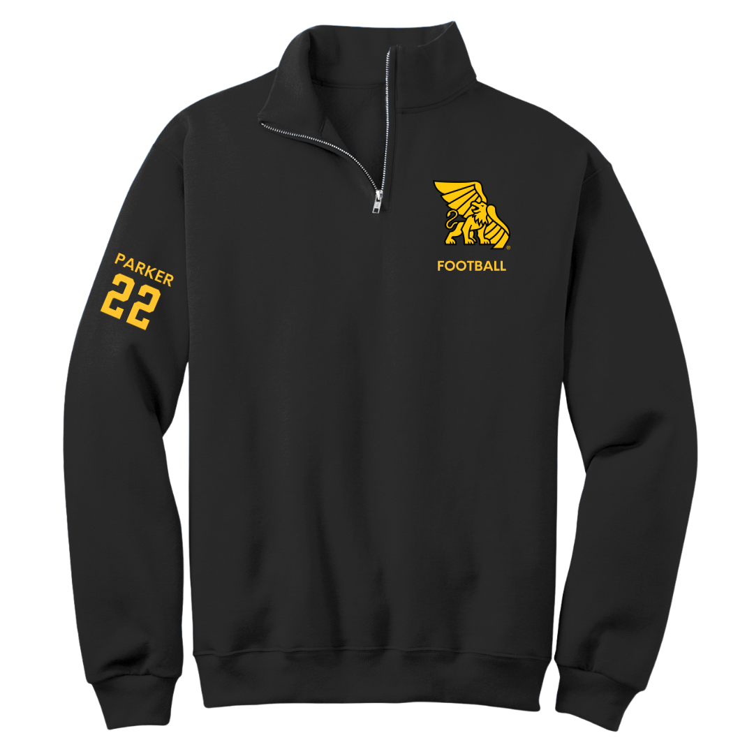 Missouri Western State University Football Black Quarter-Zip - #22 Denver Parker
