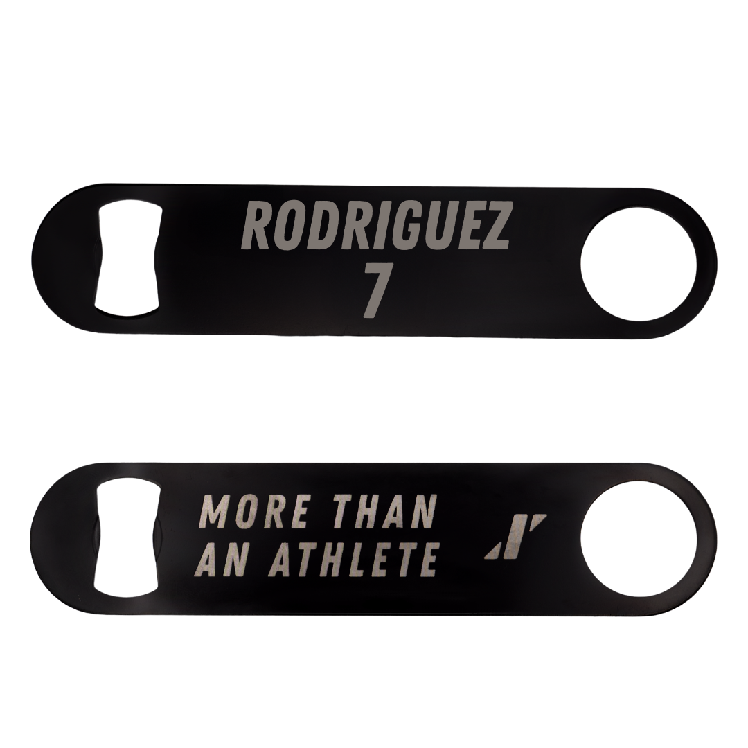 Loras College Soccer Black Bottle Opener - #7 Diego Rodriguez
