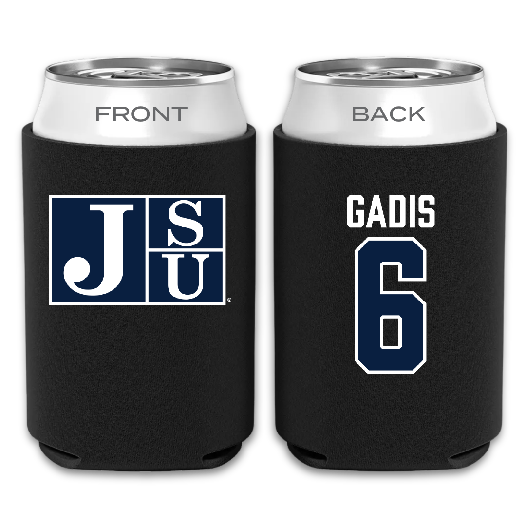 Jackson State University Volleyball Black Can Cooler - #6 Naija Gadis
