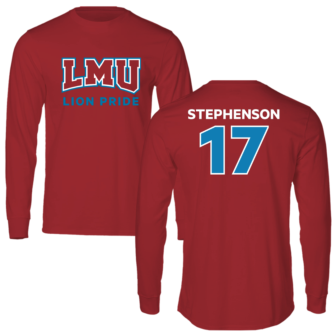 Loyola Marymount University Volleyball Canvas Red General Long Sleeve - #17 Sophie Stephenson