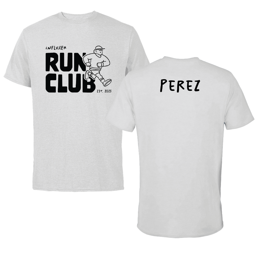 University of Florida TF and XC Light Gray Influxer Run Club Tee - Angelina Perez
