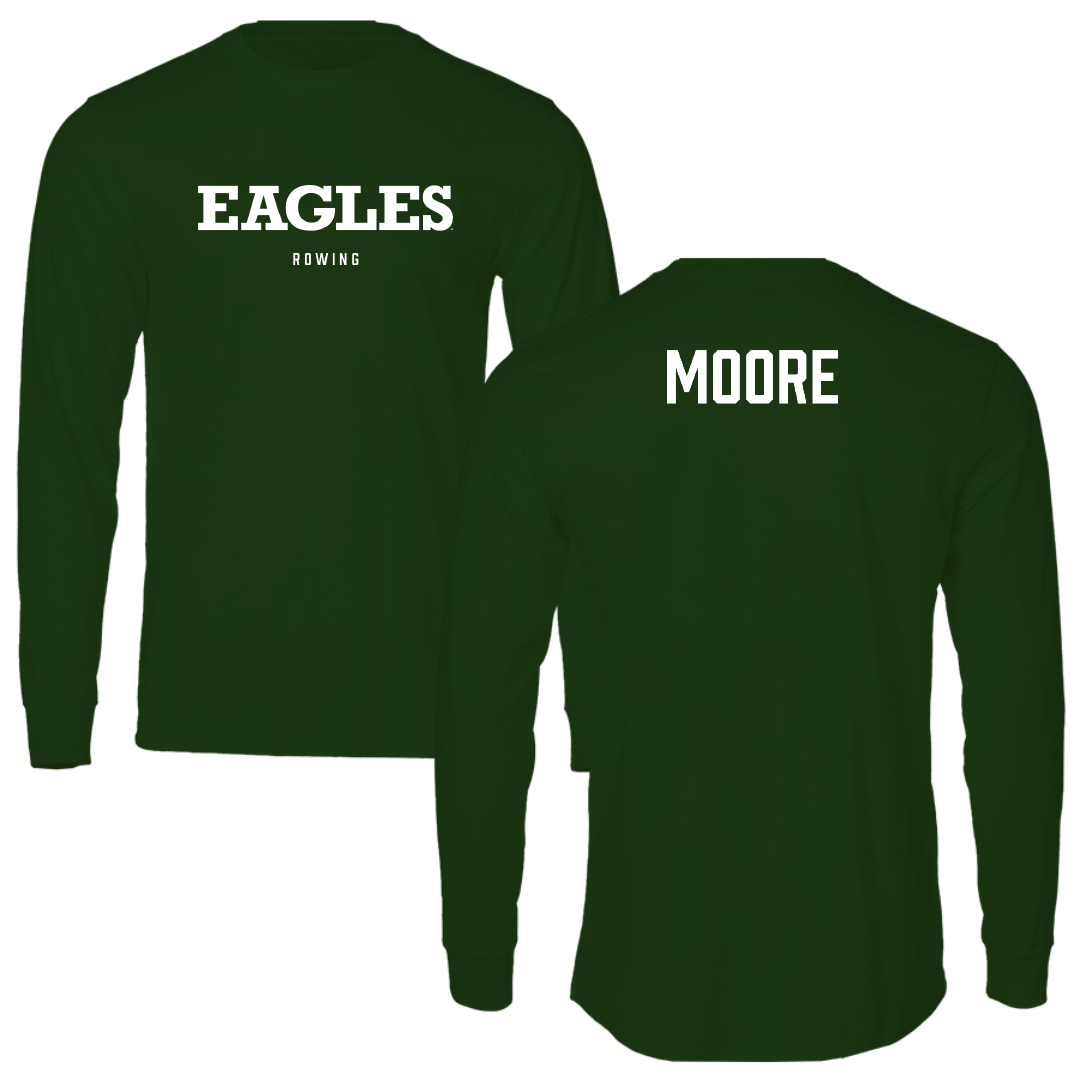 Eastern Michigan University Rowing Forest Green Long Sleeve - Kendall Moore