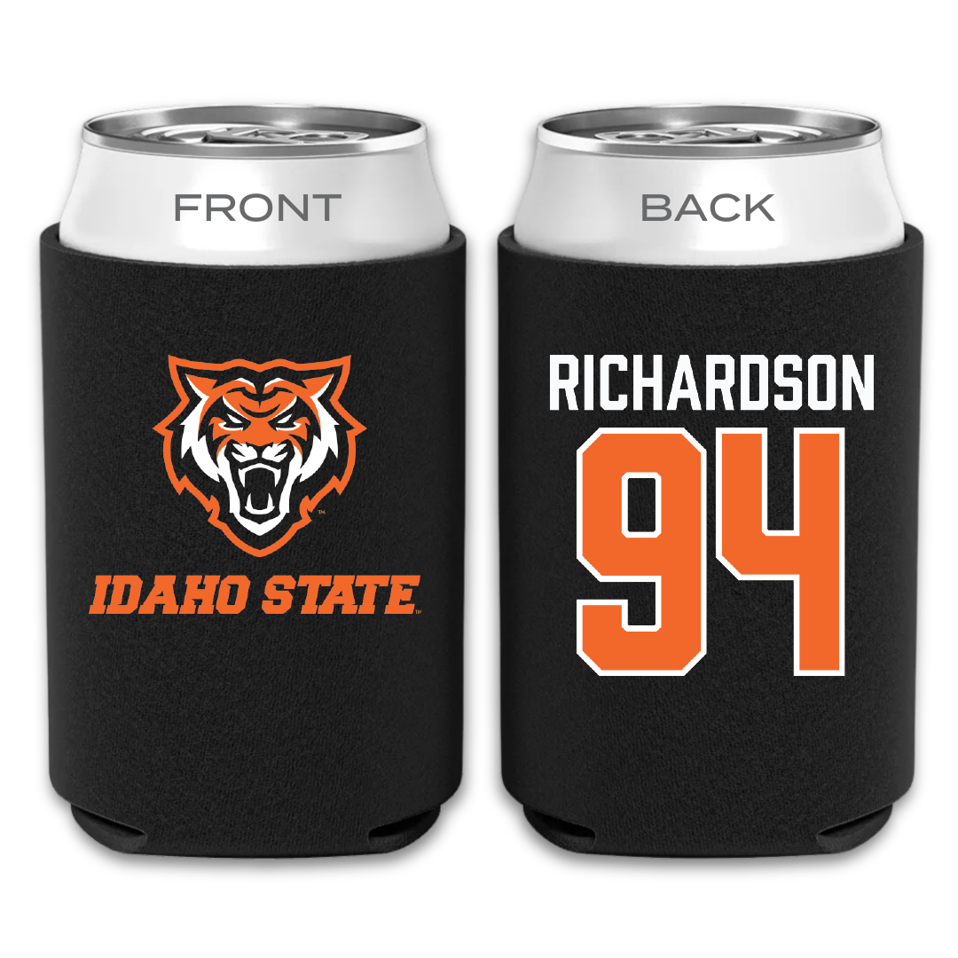 Idaho State University Football Black Can Cooler - #94 Malik Richardson