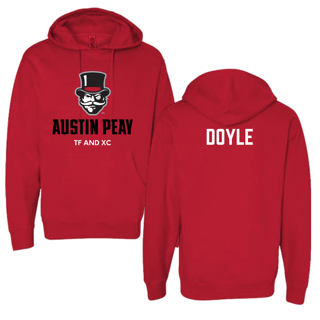 Austin Peay State University TF and XC Red Hoodie - Ashley Doyle