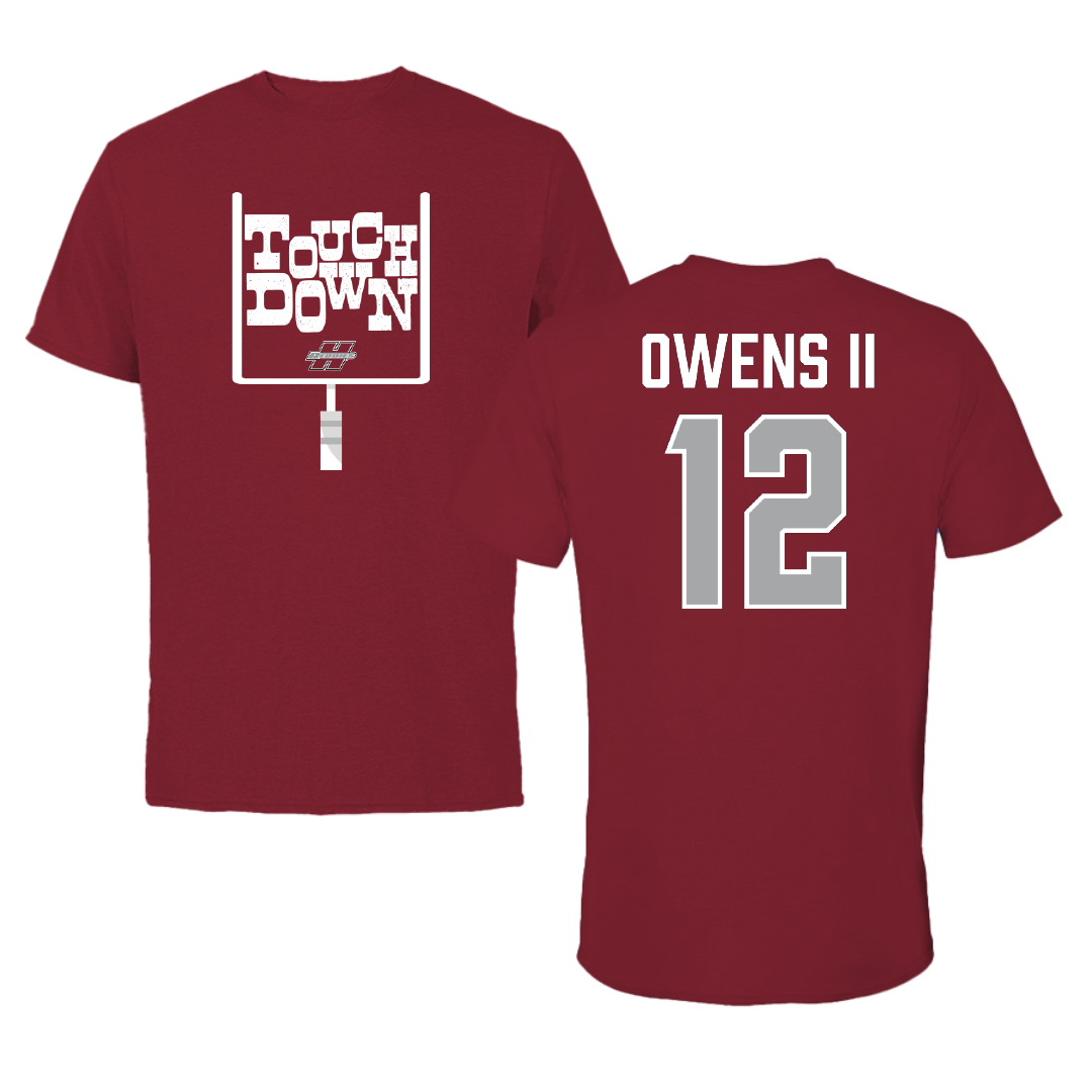 Henderson State University Football Cardinal Touchdown Tee - #12 Kirby Owens II