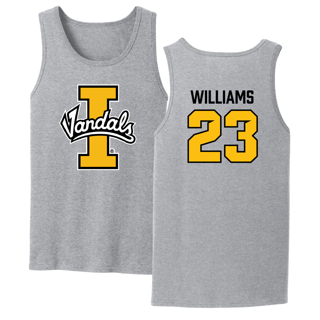 University of Idaho Football Sport Gray Tank Top - #23 Art Williams