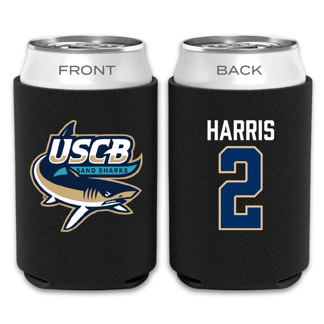 University of South Carolina Beaufort Soccer Black Can Cooler - #2 Kennedy Harris