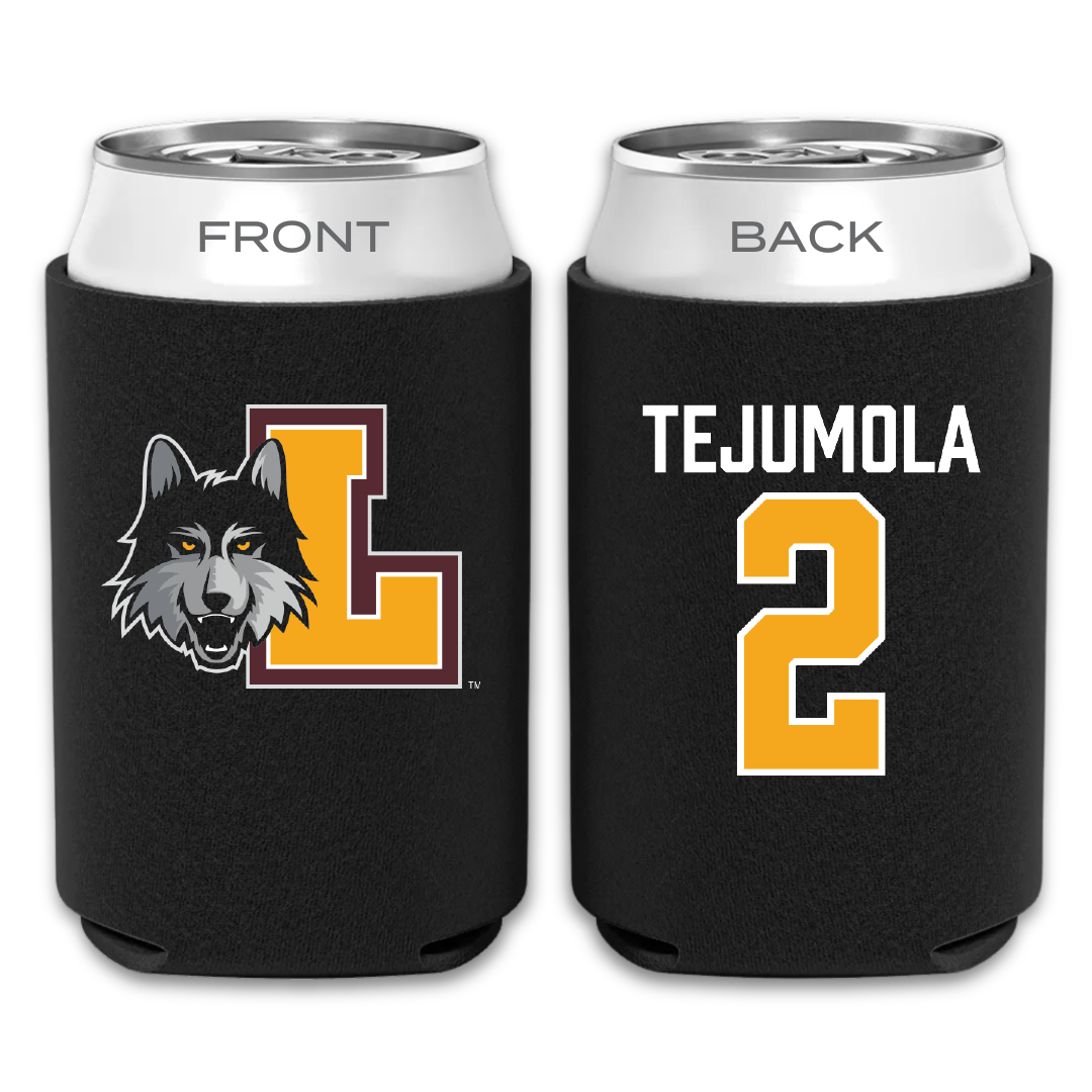 Loyola University-Chicago Soccer Black Can Cooler - #2 Kamran Tejumola