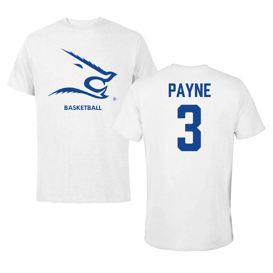 Texas A&M University-Kingsville Basketball (M) White Tee - #3 Isaiah Payne