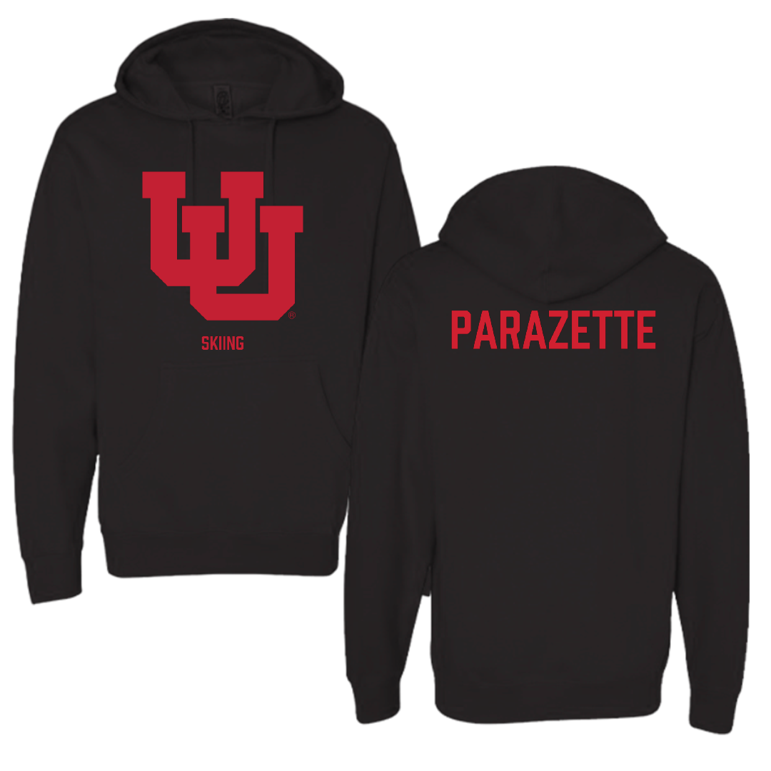 University of Utah Skiing Black Block Hoodie - Oliver Parazette
