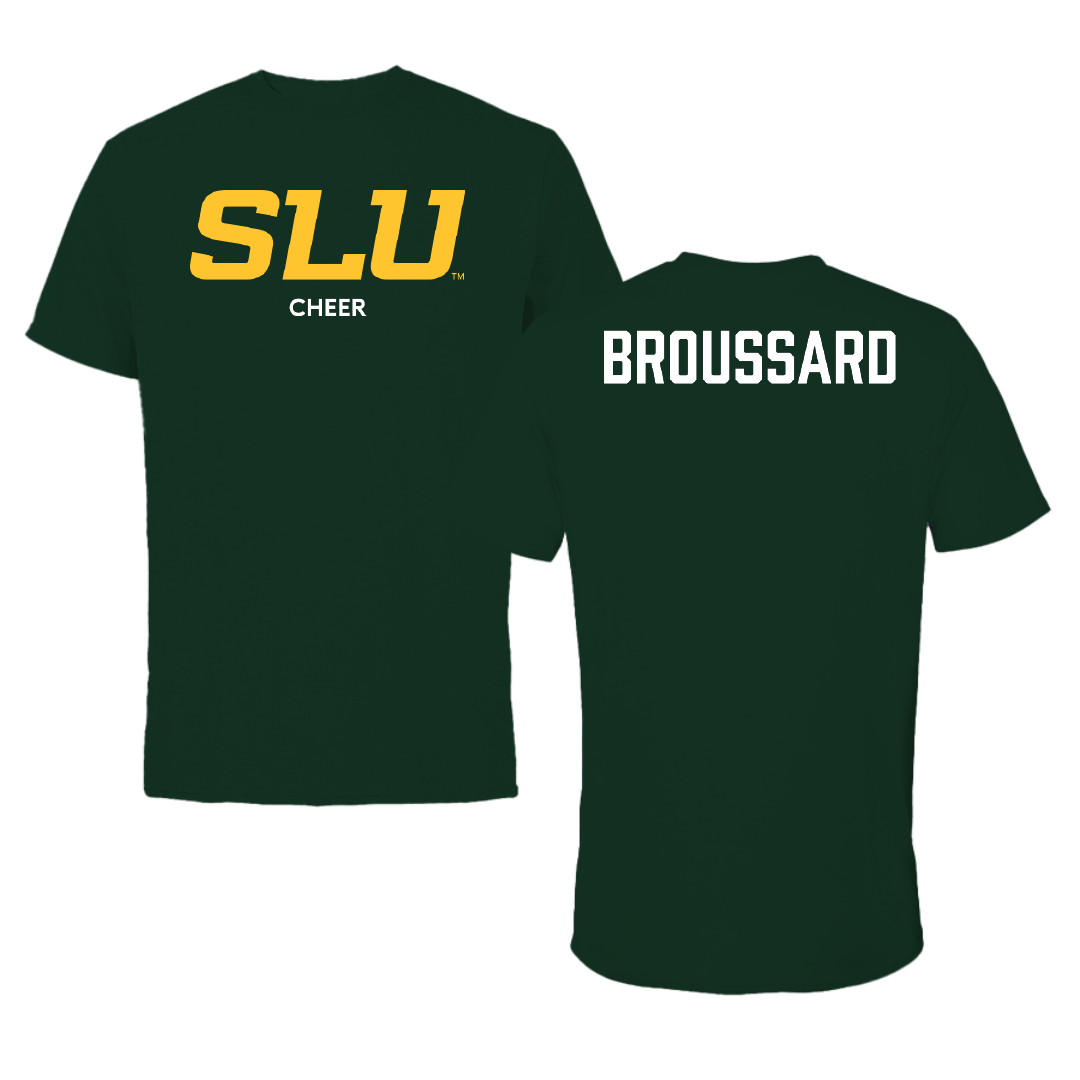Southeastern Louisiana University Cheer Forest Green Performance Tee - Brilee Broussard