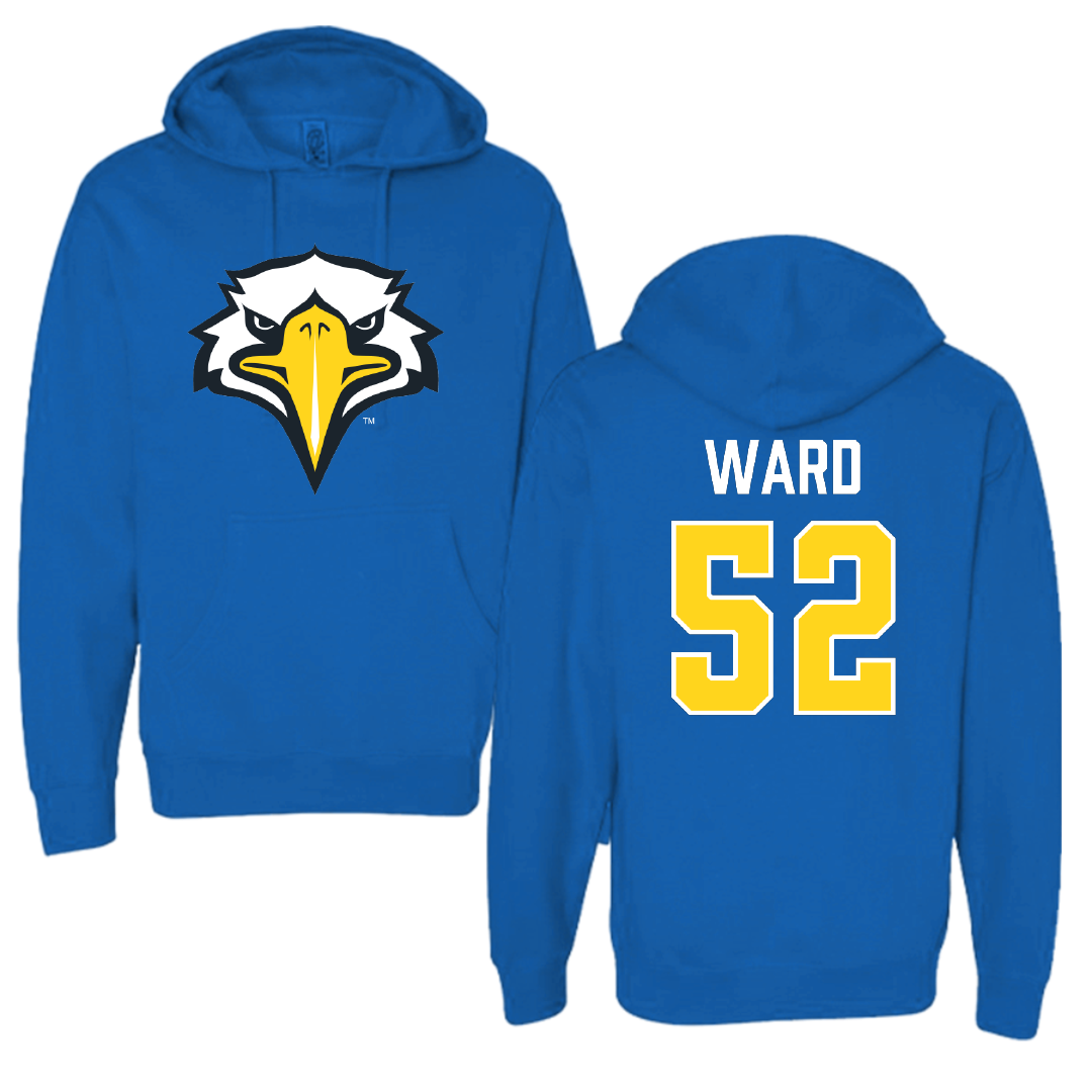 Morehead State University Football Blue Hoodie - #52 Frank Ward