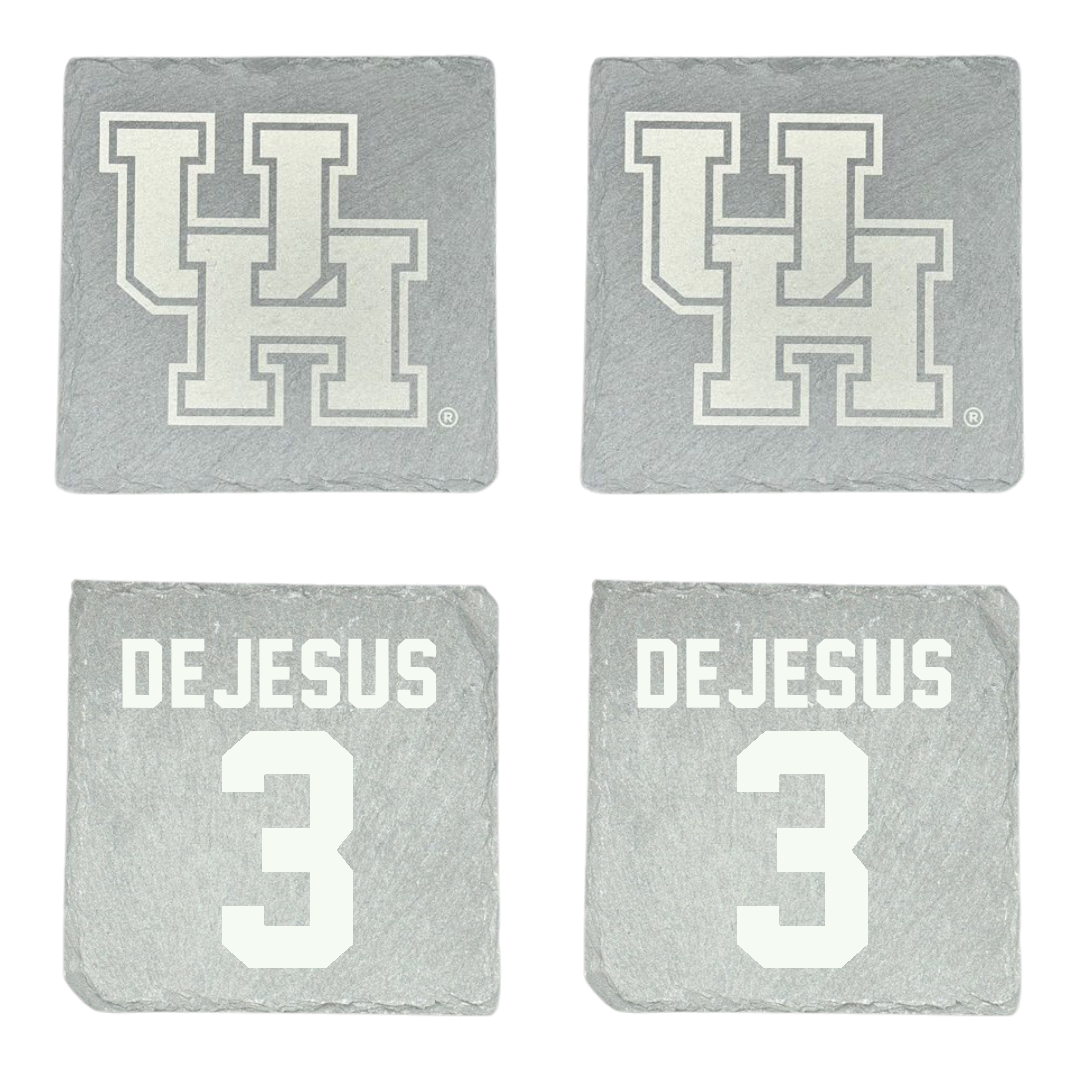 University of Houston Baseball Stone Coaster (4 Pack)  - #3 Coby DeJesus